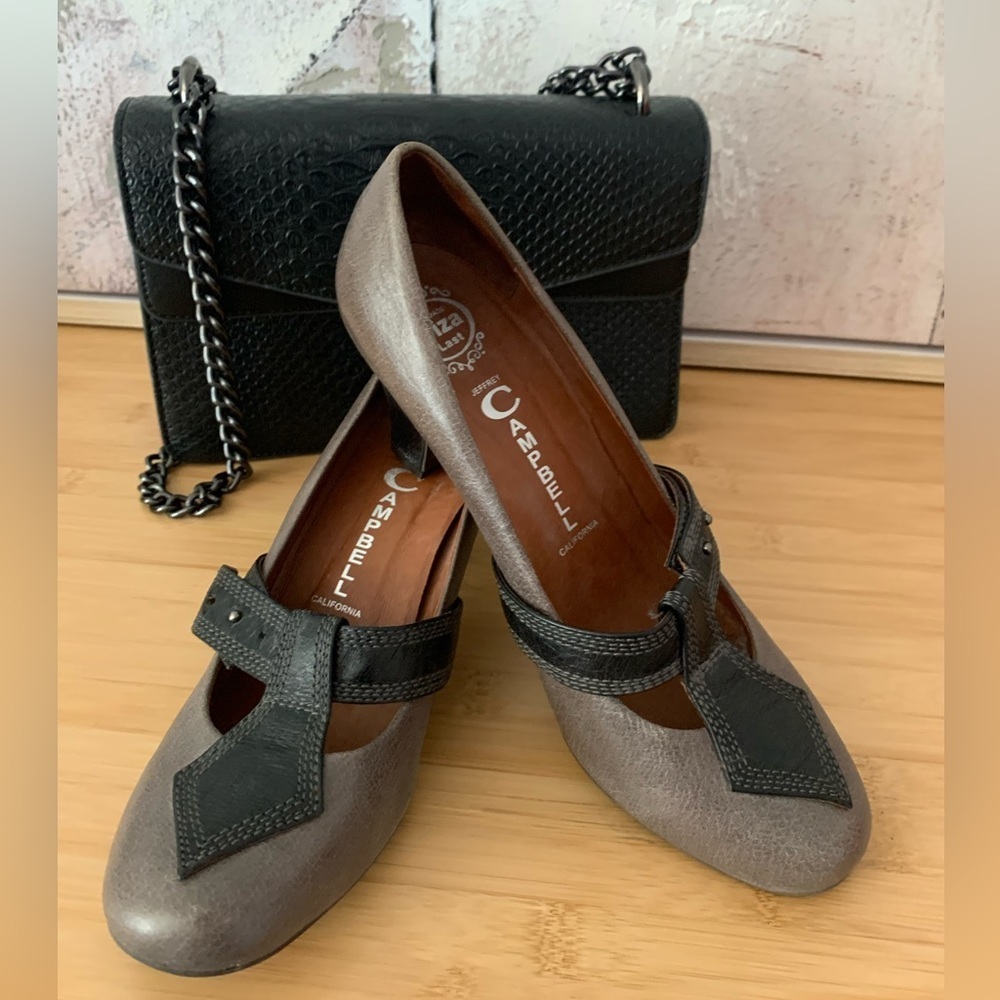 Jeffrey Campbell Jodie Leather Heels Size 8